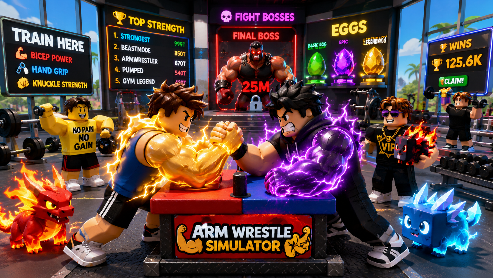 arm wrestle simulator codes